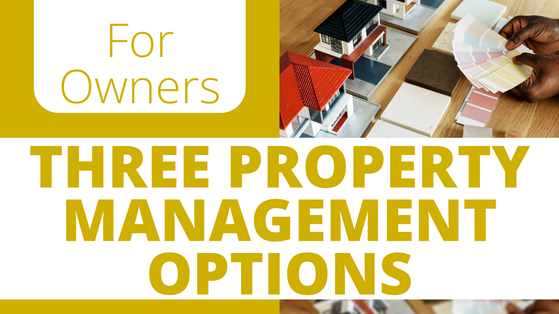 Read more about the article Three Property Management Options